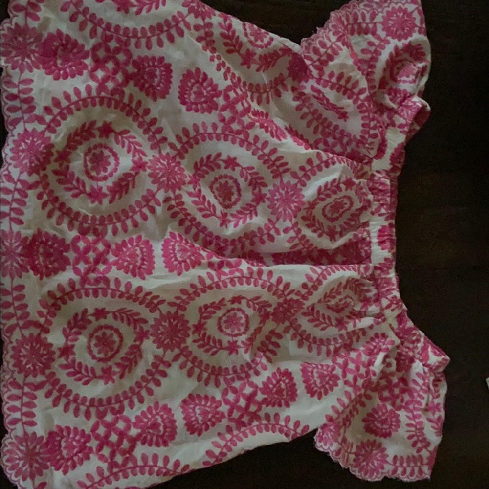 Pink lily boutique off the shoulder top